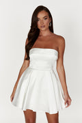 Eileen Saten Mini Elbise