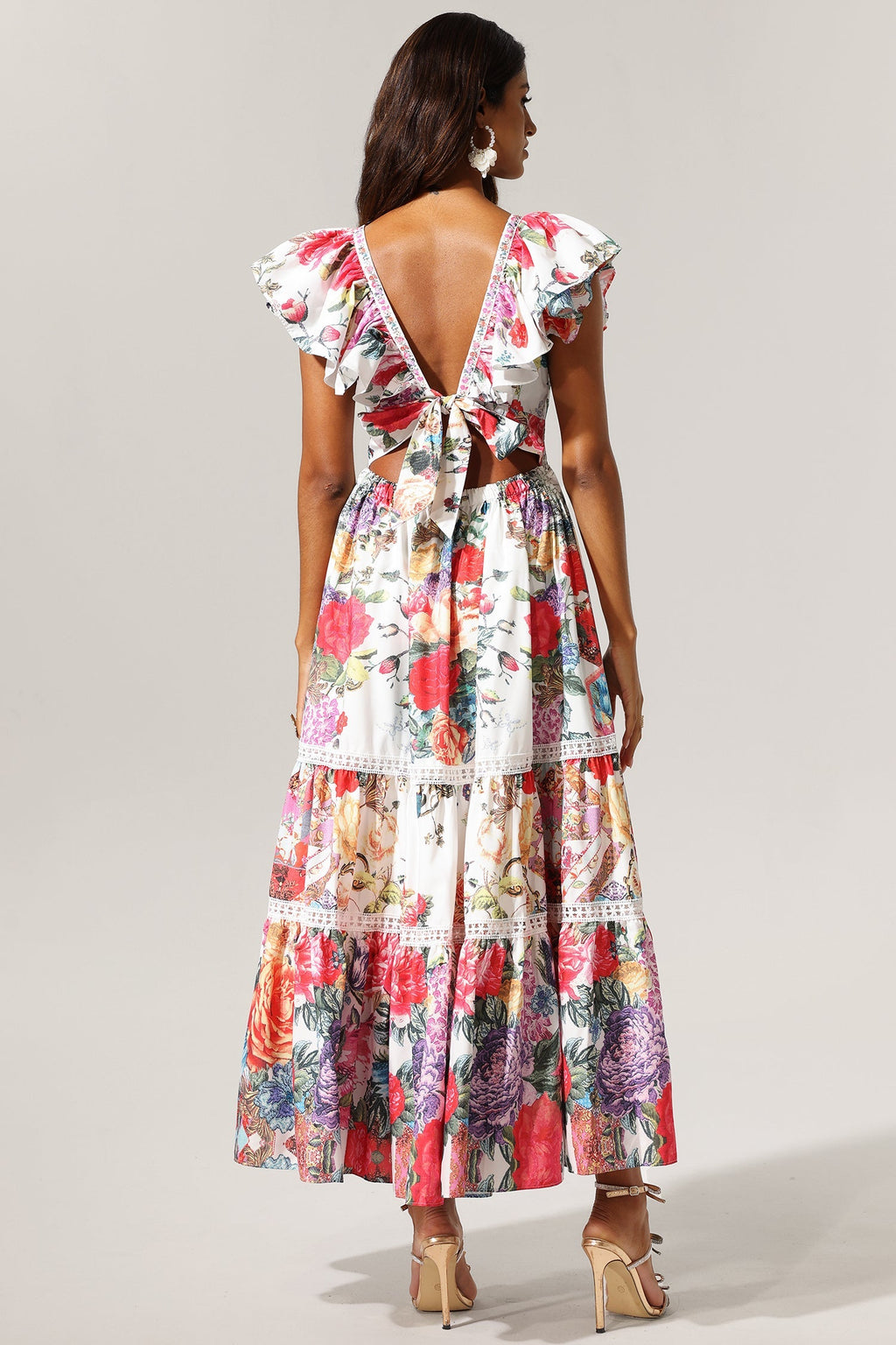 Fiesta Flora Bohem Maxi Elbise