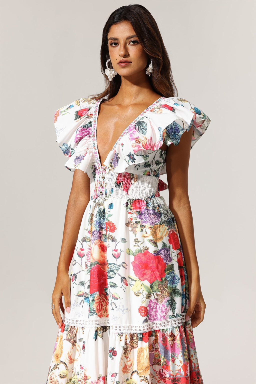 Fiesta Flora Bohem Maxi Elbise