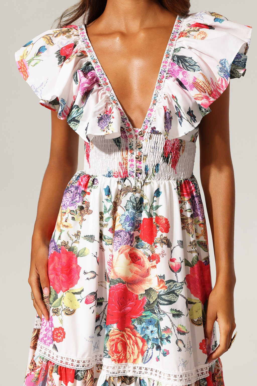 Fiesta Flora Bohem Maxi Elbise