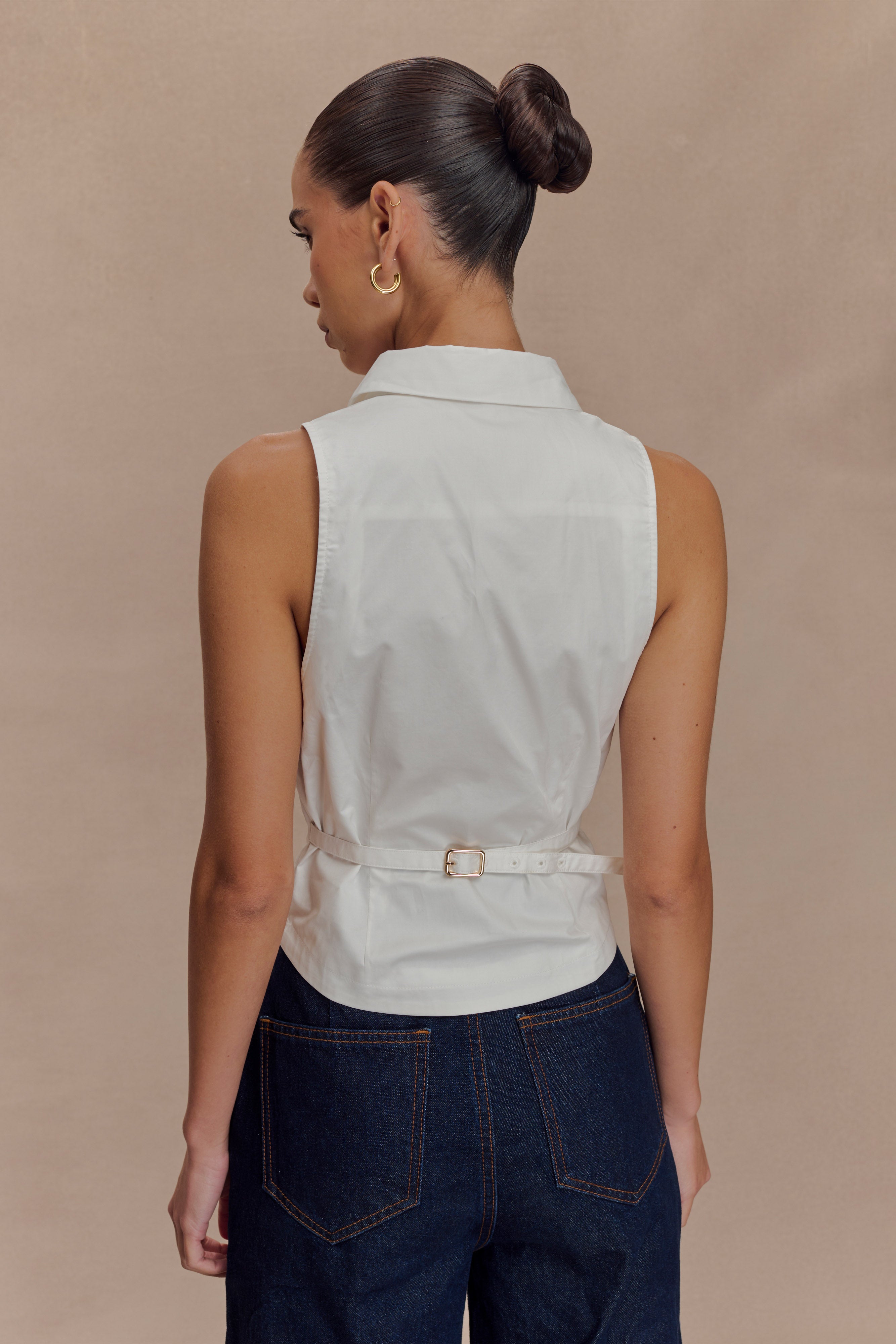 Selene Halter Yaka Kolsuz Gömlek