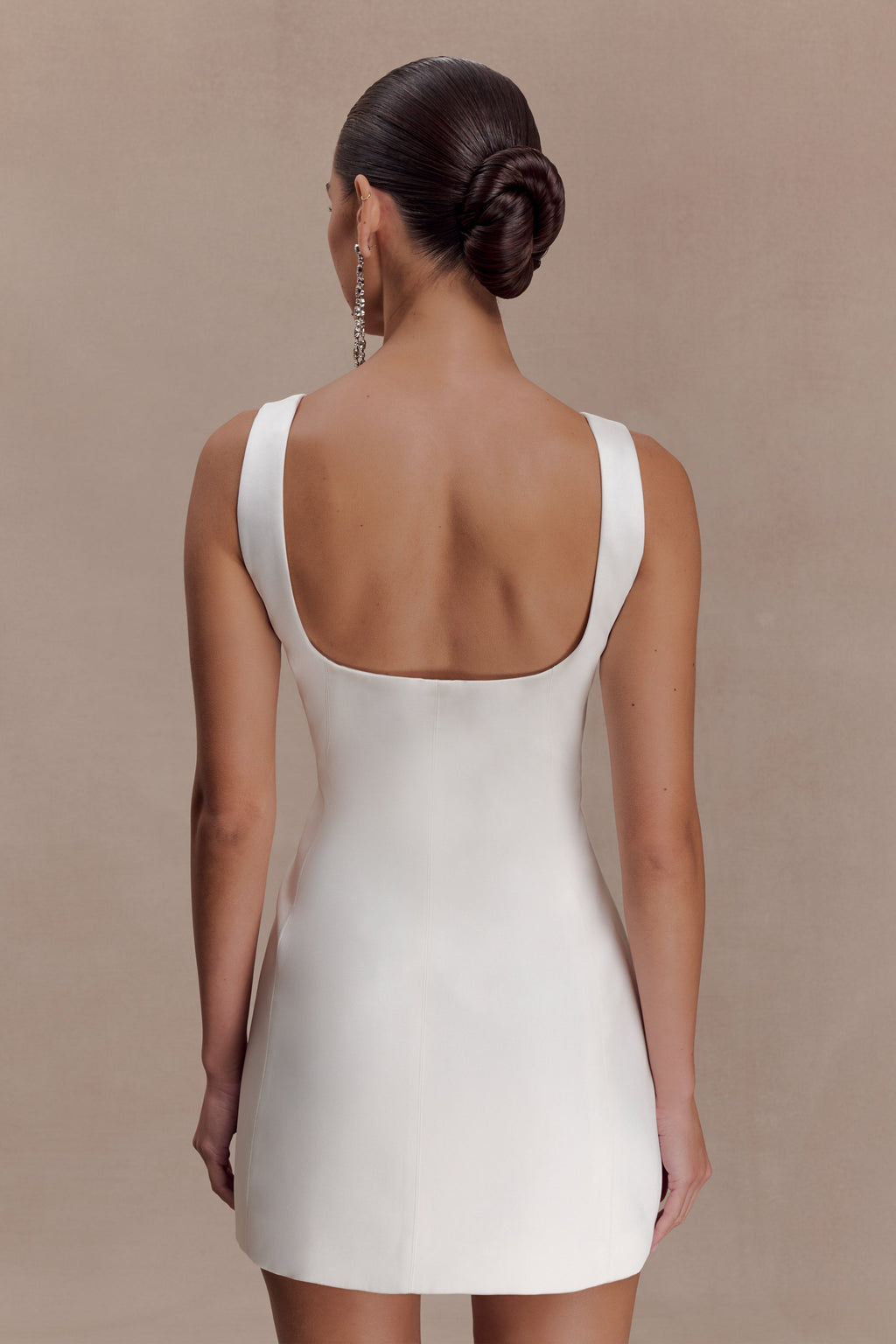 Beth Saten Mini Elbise