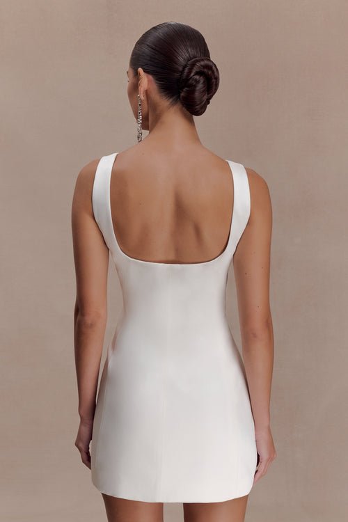 Beth Saten Mini Elbise
