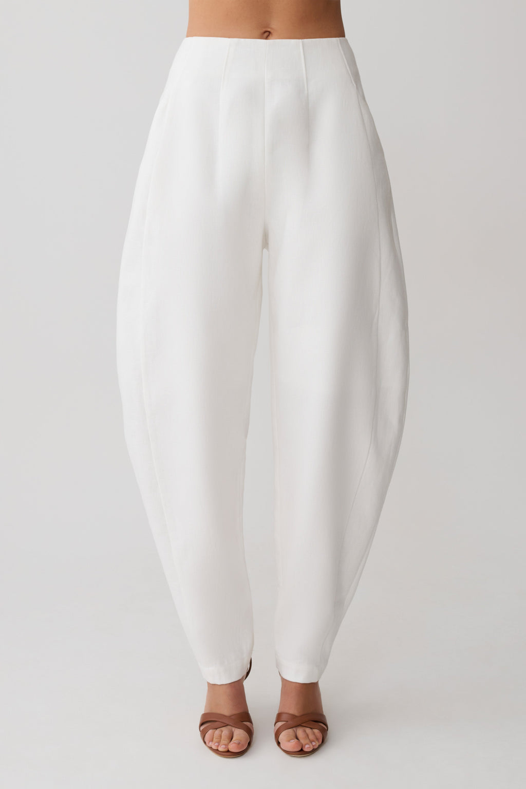 Oriana Keten Oversize Pantolon