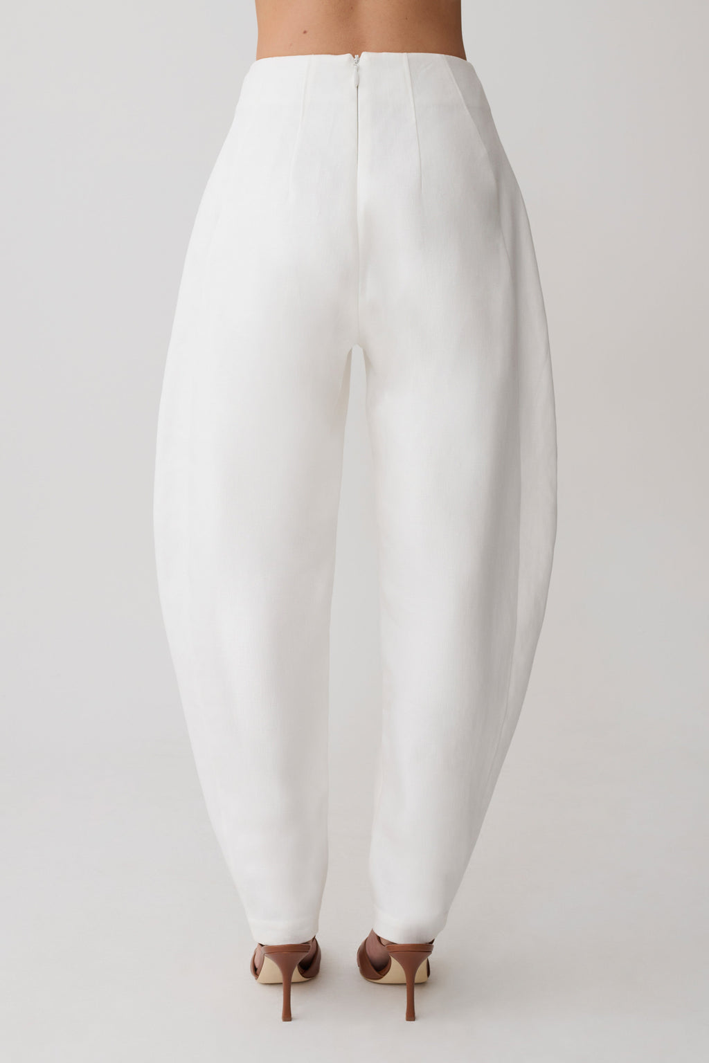 Oriana Keten Oversize Pantolon