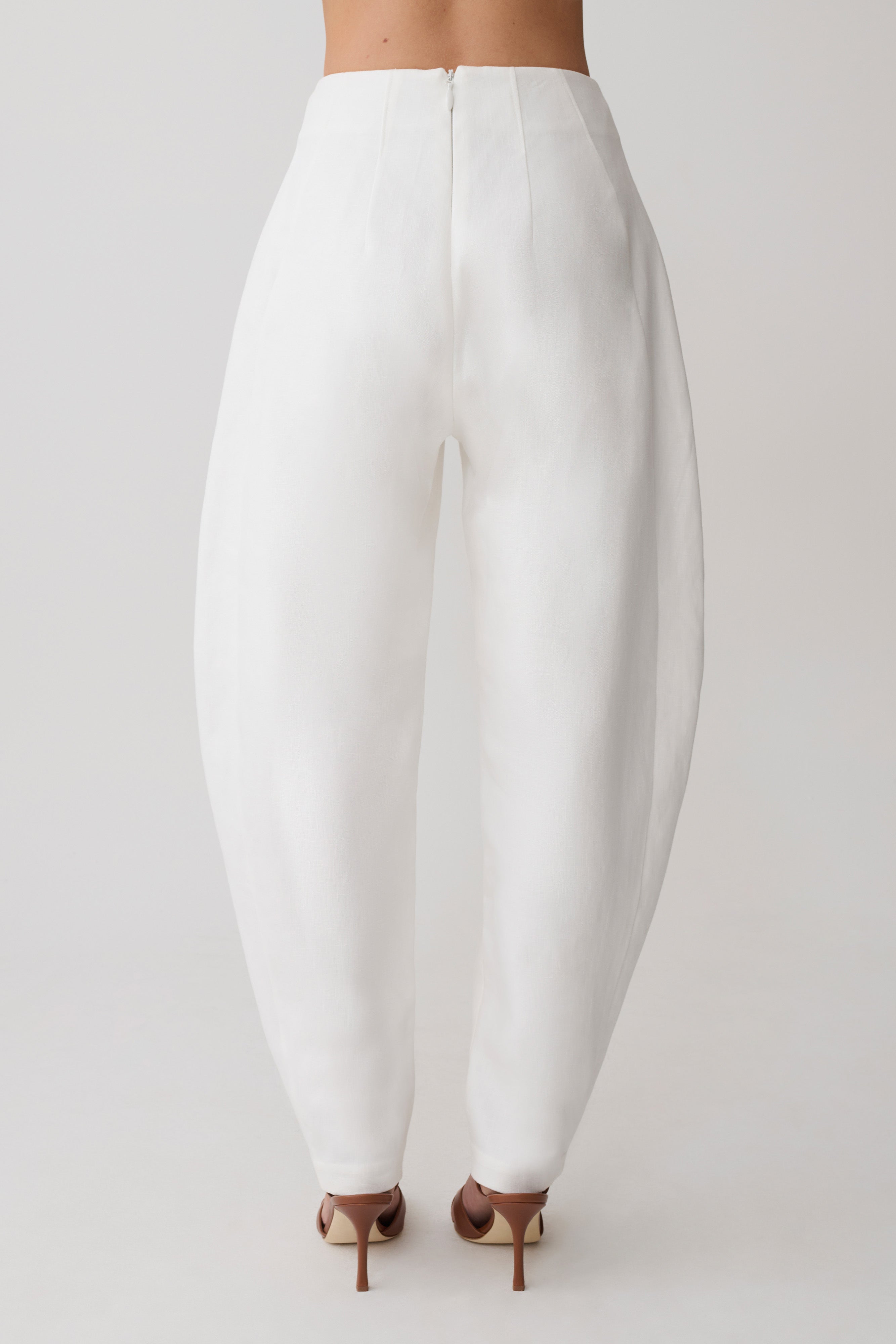 Oriana Keten Oversize Pantolon