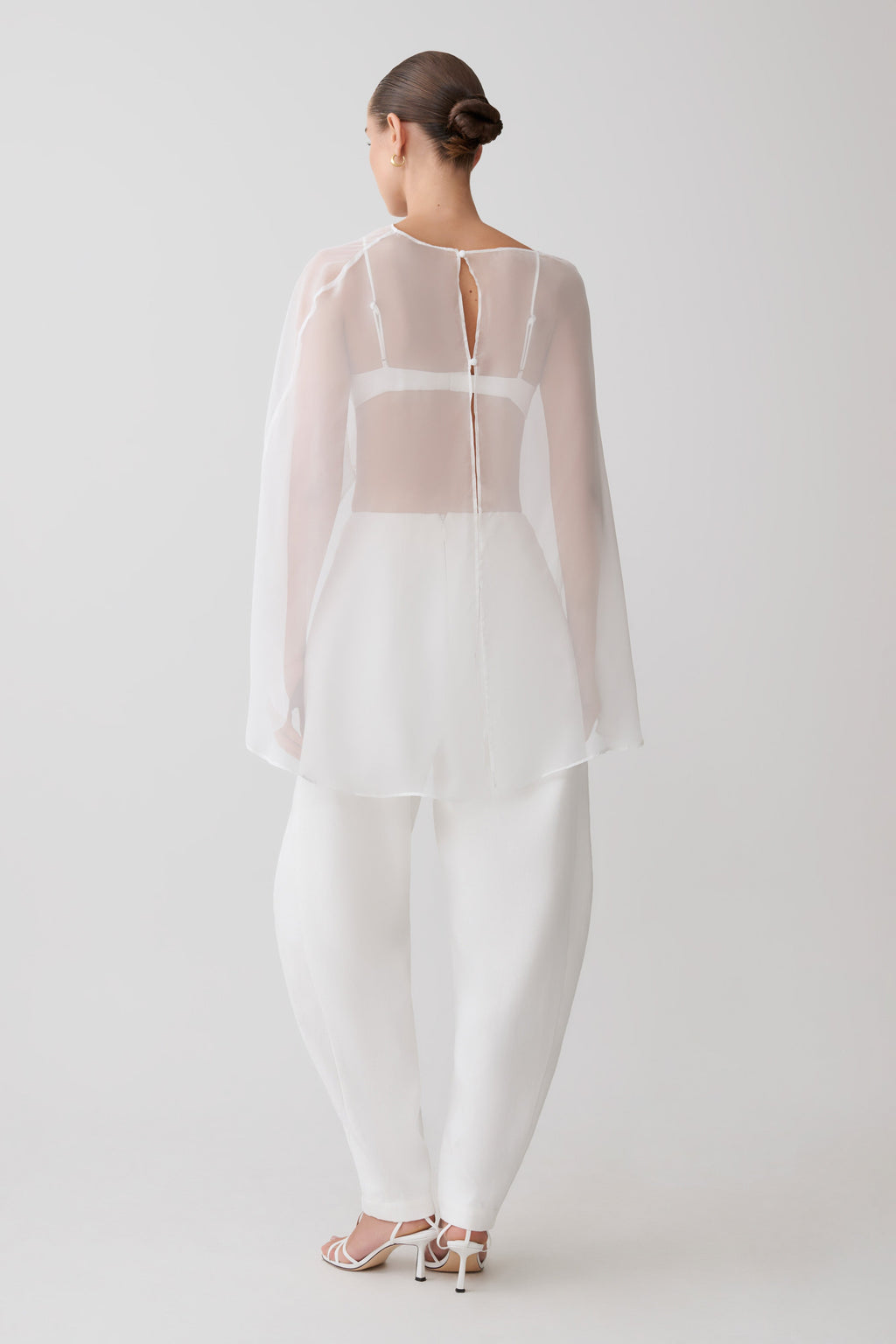 Oriana Keten Oversize Pantolon