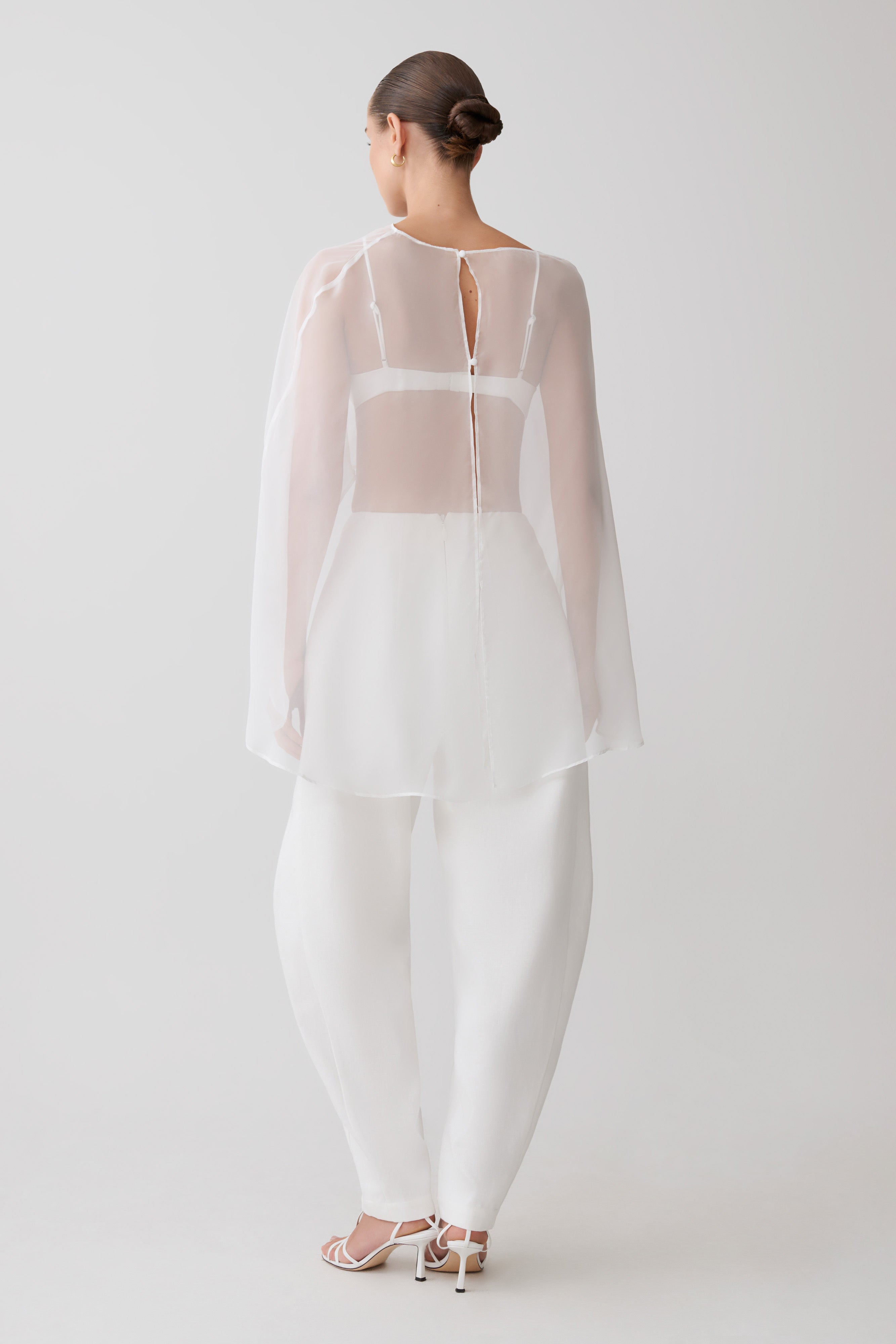 Oriana Keten Oversize Pantolon