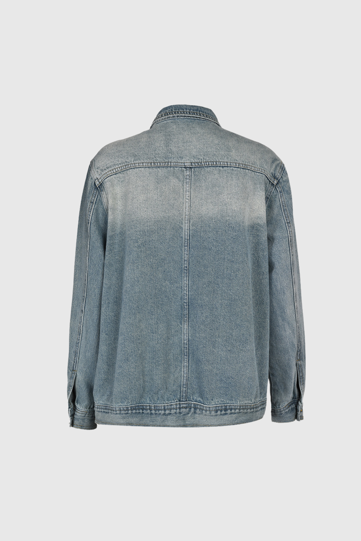 Aegle Asimetrik Denim Ceket