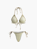 Grommet Dokulu Bikini Takımı