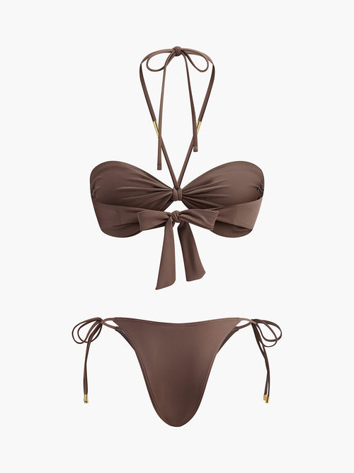 Bağlamalı Bikini Seti